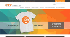 Desktop Screenshot of kodegarment.com